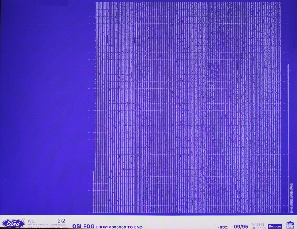 Ford OSI Ford-Germany Ersetzungen Teilekatalog Microfilm Microfiche Original - Bild 3 von 3