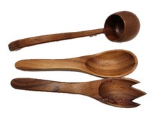vintage wooden kitchen utensils
