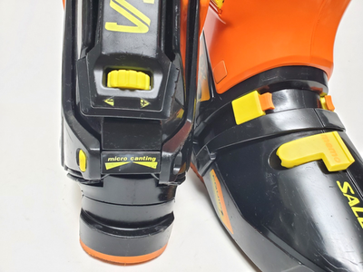 SALOMON SX 92 EQUIPE Vtg Rear Entry Alpine Downhill Ski Boots Size