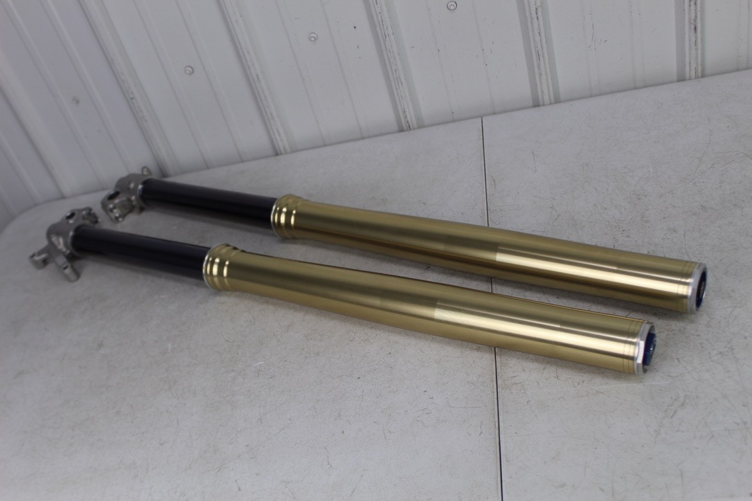 ソマビト　アシモクラフツ　フォーク NEW 2013 Kawasaki KX250F OEM Showa SFF Spring Front Fork Set Forks