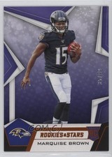 2019 Panini Rookies & Stars Rookies Orange 35/99 Marquise Brown #114 4f5