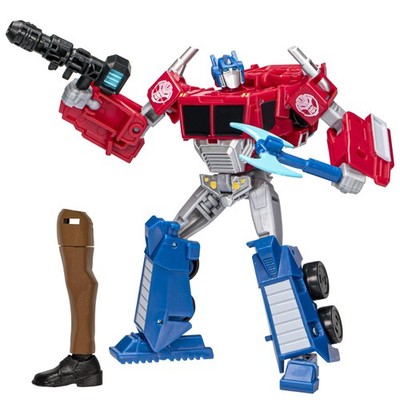 Transformers EarthSpark Optimus Prime Class Deluxe-Figur, 12,5 cm, Roboter-Spiel