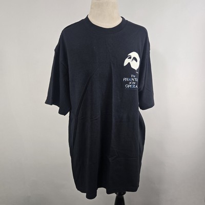 Vintage 90's PHANTOM OF THE OPERA Broadway Play Mask T-Shirt 80s Graphic 