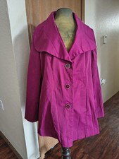 Elegant Jacket in purple tone size 1x  Brand Tweeds Woman