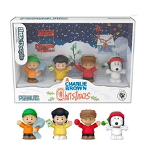 Little People Charlie Brown Christmas Collector Set Fisher Price Peanuts SNOOPY