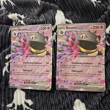 2023 Pokemon Banette EX 088/198 Jumbo Promo Card Lot of 2