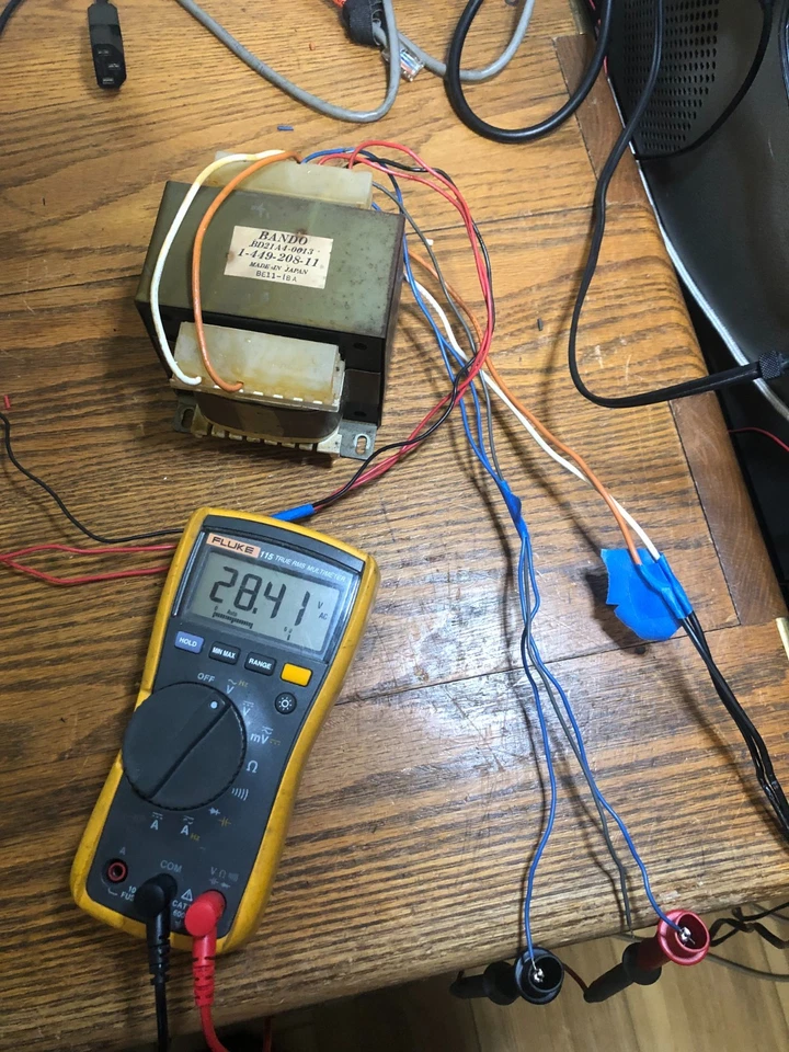 Bando Transformer 98 VAC + 28 VAC with center taps BD21A4-0013 For DIY Project - Image 2 of 4