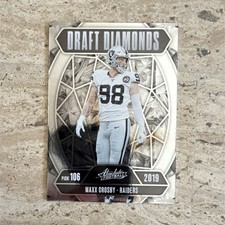 Panini 2025 Absolute Draft Diamonds Maxx Crosby Raiders #DD-MCY Football Card