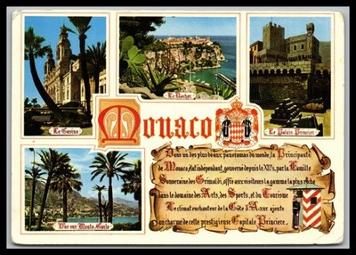 Ansichtskarte La Principauté de Monaco