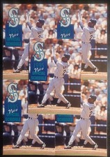 1995 POCKET SCHEDULE [5] SEATTLE MARINERS KEN GRIFFEY JR HOF NM/MT 06170