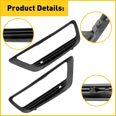 #ad 2X Front Bumper Fog Light Cover For 2013 2014 2015 Honda Accord Accessories Car $15.19