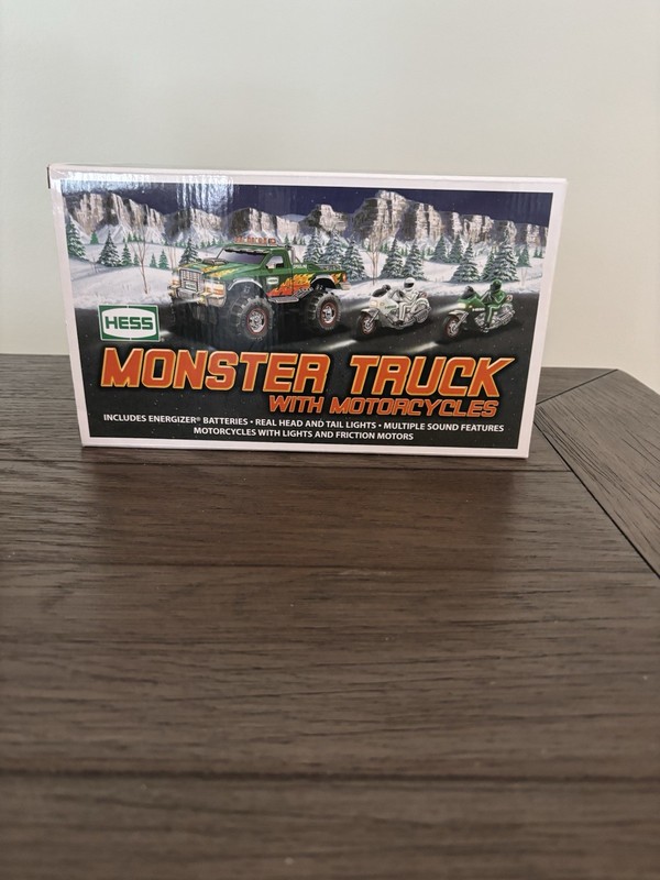 2007 Hess Monster Truck with Motorcycles