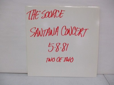 The Source Santana Concert Record Album A