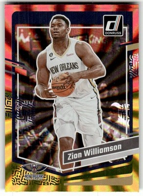 祈り / BU-ZONE 2022 12.e 2023-24 Donruss Zion Williamson Red and Gold Laser Holo #122 | eBay