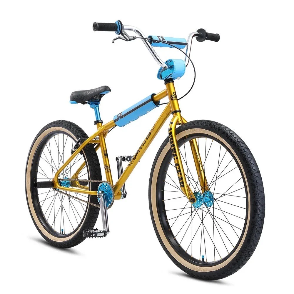 Pneumatico SE BIKES Da 26 Pollici, Colore Azzurro Chiaro Con Fianchi Neri, Modello Cub - Foto 2