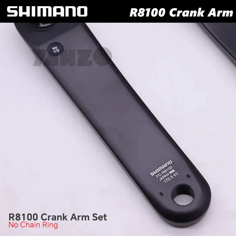 Brazo de manivela Shimano Ultegra R8100 12 velocidades 165/170/172,5/175 mm sin plato-OE Foto 3 de 4