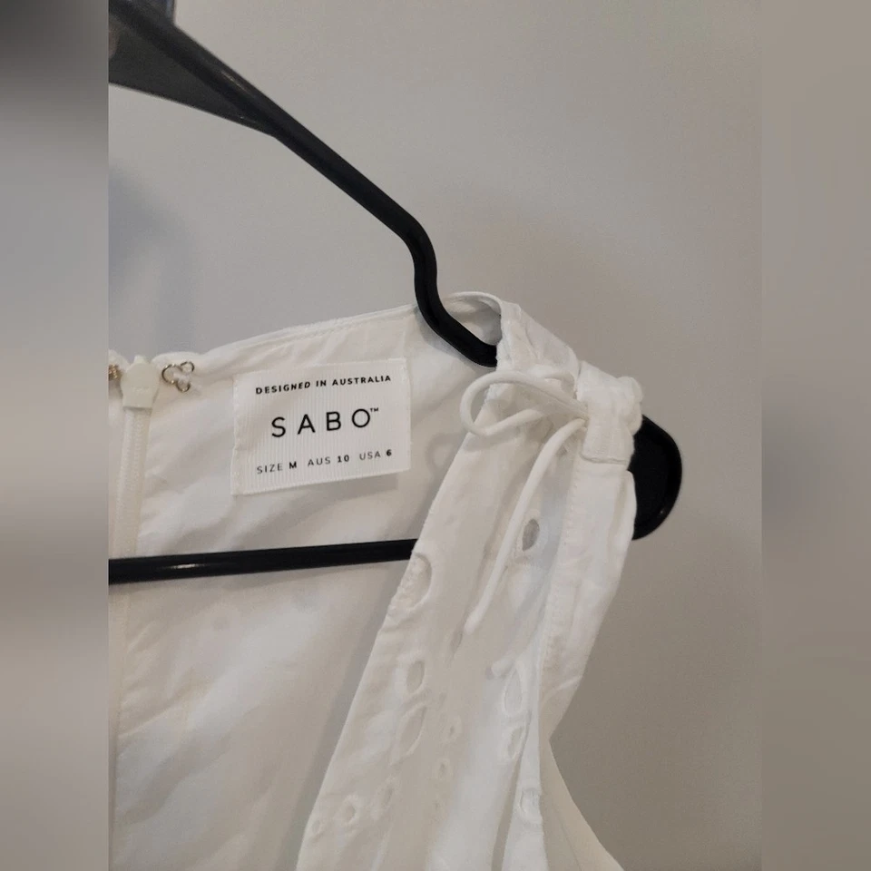 Vestido falda ojales Sabo talla mediana Foto 3 de 4