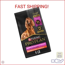 Purina Pro Plan Sensitive Skin and Stomach Dog Food Dry, Adult Salmon & Rice For