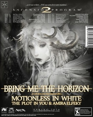 Bring Me the Horizon ポスター Bring Me The Horizon North American Ascension Program 2 Spring