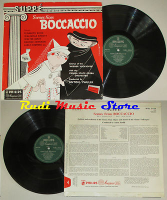 LP FRANZ VON SUPPE Szenen aus Boccaccio ROON England PHILIPS NBL.5026 CD MC