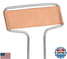 GardenMate 50-Pack Weatherproof Banner Copper Metal Plant Labels, Height 10.5