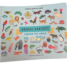 Sticker Activity Book Creative Spark  Animal Habitats Around The World 500+