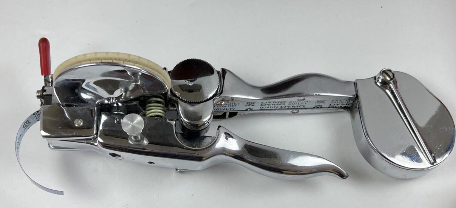 Vintage DYMO Label Maker Embossing Tapewriter M11 1011 + 14 Rolls