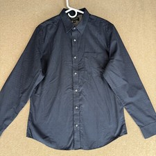 Banana Republic Men Size L Geometric Soft Wash Slim Fit Long Sleeve Casual Shirt