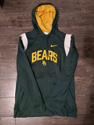 Team Issued Baylor Bears Basketball Nike Hoodie Size Large