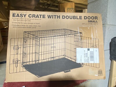 Dog Crate By Pet Edge 24x17x20 Dbl Door