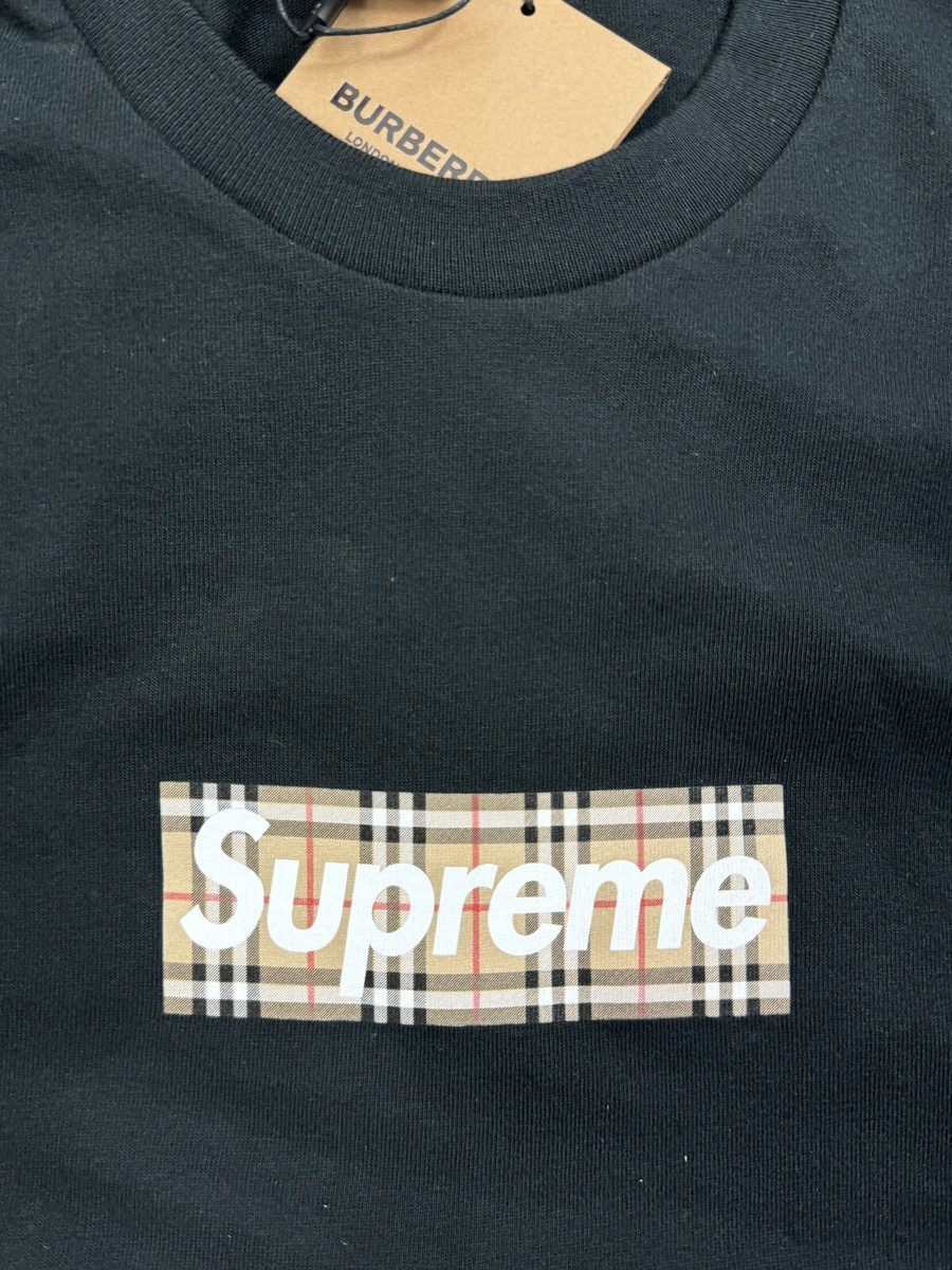 SUPREME X BURBERRY - BOX LOGO PRINT T-SHIRT SIZE: XL | eBay SUPREME X BURBERRY - BOX LOGO PRINT T-SHIRT SIZE: XL | eBay