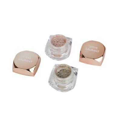 Steve Laurant Loose Powder Pigment Eye Face Rose Gold Antique Olive Bundle Lot 