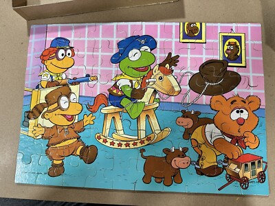 マペッツ　マペットショー　フォジー　ヴィンテージ　ジムヘンソン Vintage Jim Hensons Muppet Babies 60 Piece Puzzle Complete | eBay