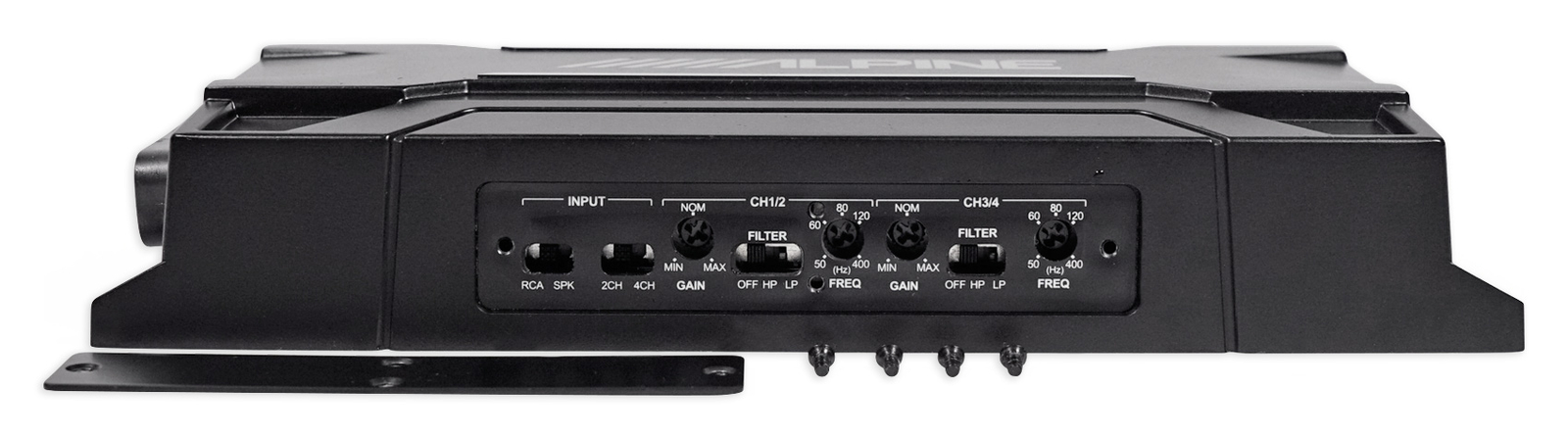 ALPINE KTA-30FW 600-ваттный 4-канальный усилитель Amp4 колонки Polk Audio 5x7