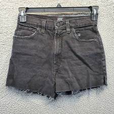 BDG Urban Outfitters Women's Shorts 27 Black Girlfriend High Rise Denim Cut Off