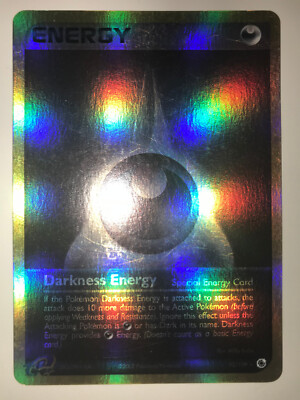 POKEMON-e EX Ruby&Sapphire LP/NM '03 RARE HOLO Special #93/109 DARKNESS ENERGY