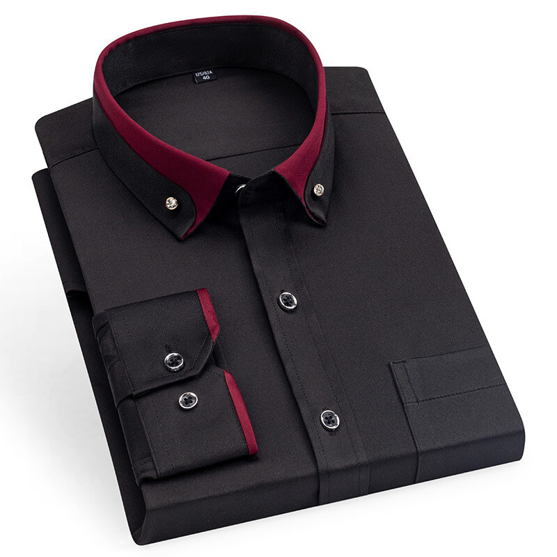 elegant dress shirts for men Amazon.com: EOUOSS Dress Shirts for Men Stretch Slim Fit Long Sleeve Mens Dress Shirts Casual Business Formal Solid Button Down Shirts Beige X-Small : Clothing, Shoes & Jewelry