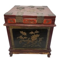 中式木雕在中式古董盒子| eBay