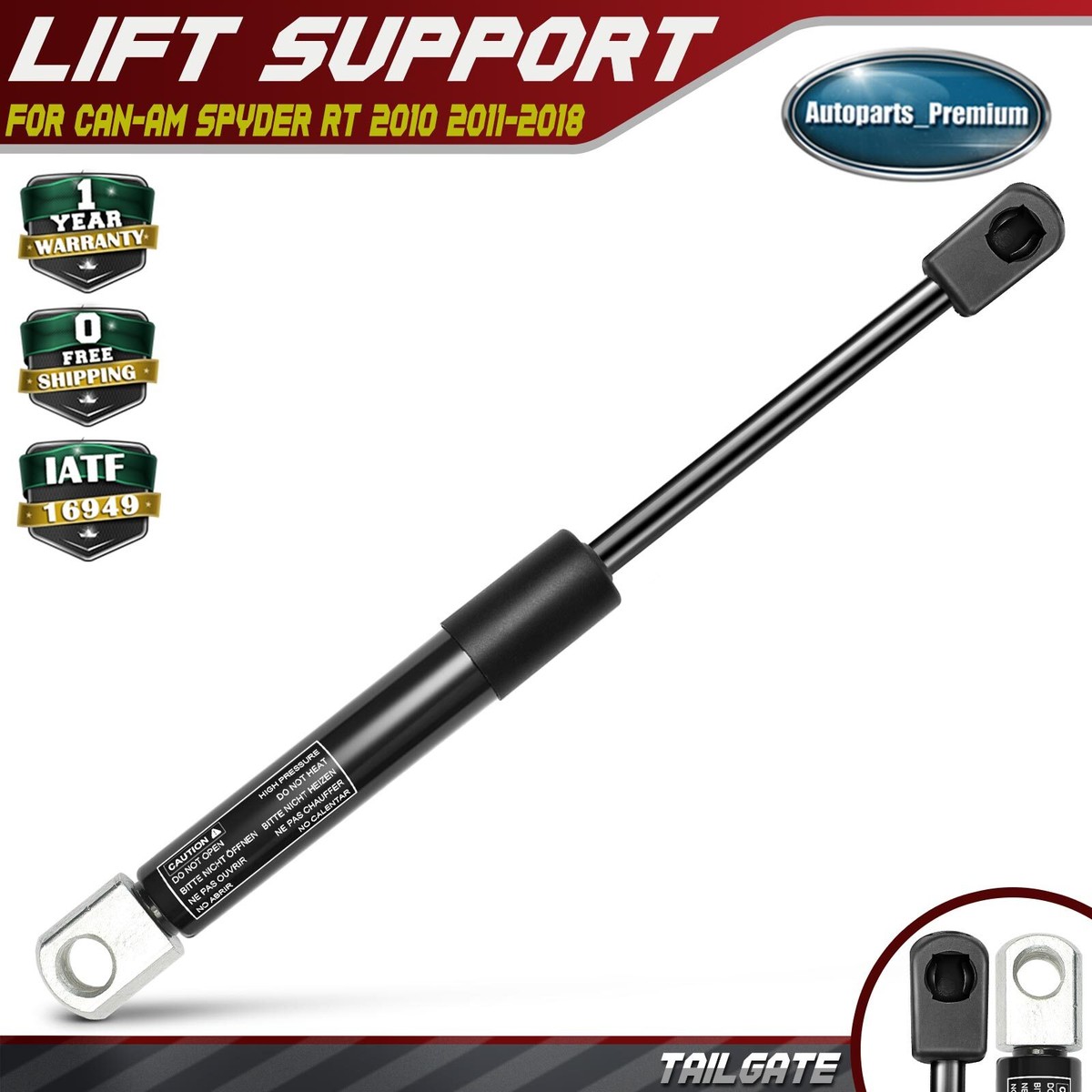 Rear Center Luggage Lift Support Shock Strut for Can-Am Spyder RT