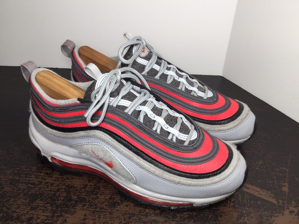 Nike Air Max 97 Felt GS Grey Youth 6.5Y Running Sneakers CD4831-002