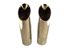 2 1/4 " JONES CHROMED ANGLE CUT EXHAUST  TIPS- 2 PCS
