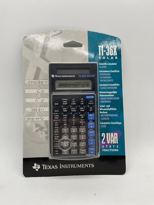 Taschenrechner Texas Instruments TI-36X Solarmit Handbuch !!!NEU !!!