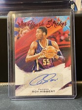 2020-21 PANINI COURT KINGS ROY HIBBERT BRUSH STROKES RED AUTOGRAPH #d 42/49