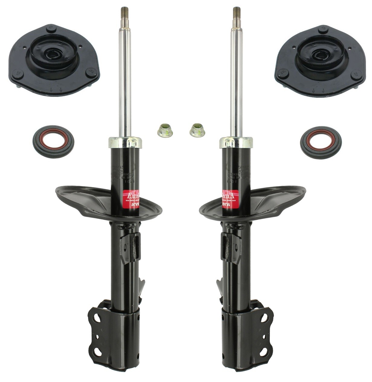 KYB Front Suspension Struts and Mounts Kit For Toyota Sienna 20052006