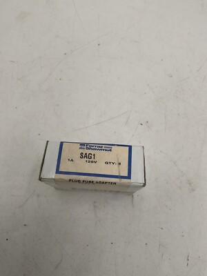 Pack of 4 Mersen Ferraz Shawmut Sag1 125v 1 Amp Fuse Adapter Plugs