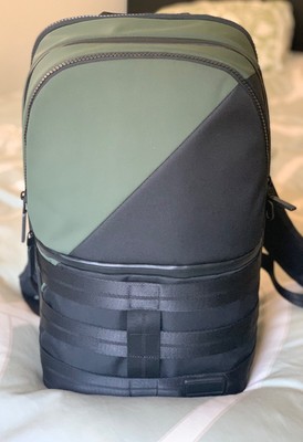 tumi green backpack