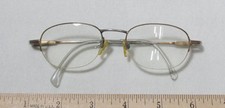 Pierre Cardin Eyeglasses Metal Partial Rimless Frames Flex Hinges Vintage