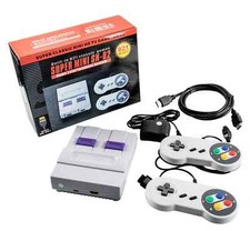 Super mini SN-02 retro SNES TV consola de juegos equipada con 821 clásico juego de 8 bits