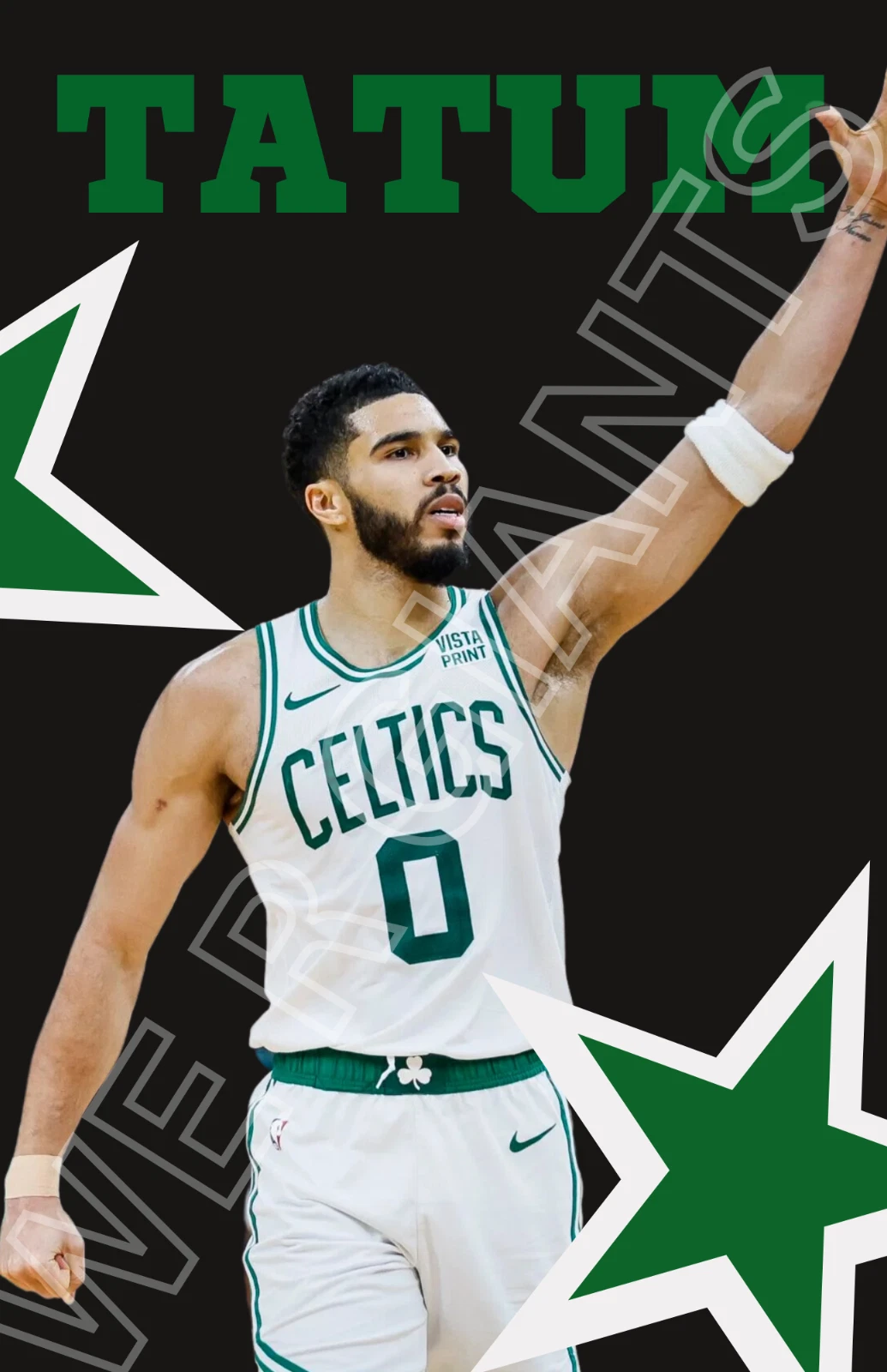 JAYSON TATUM BOSTON  Art Print