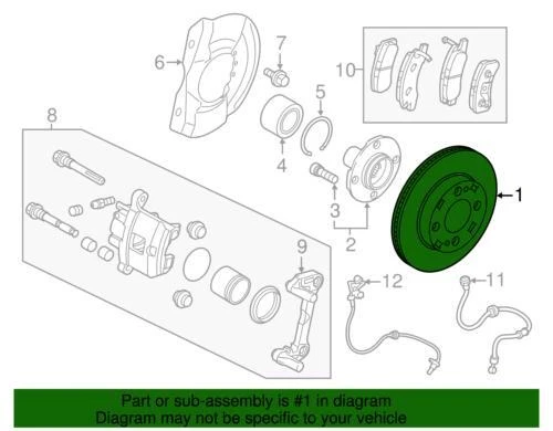 Rotor original Mitsubishi 4615A105 Foto 2 de 2